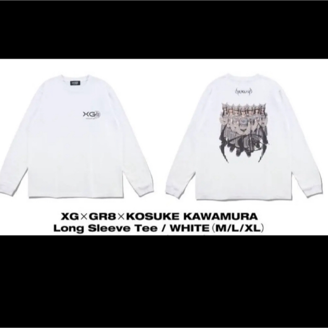 XG×GR8×KOSUKE KAWAMURA Long Sleeve Tee / WHITE – XG OFFICIAL