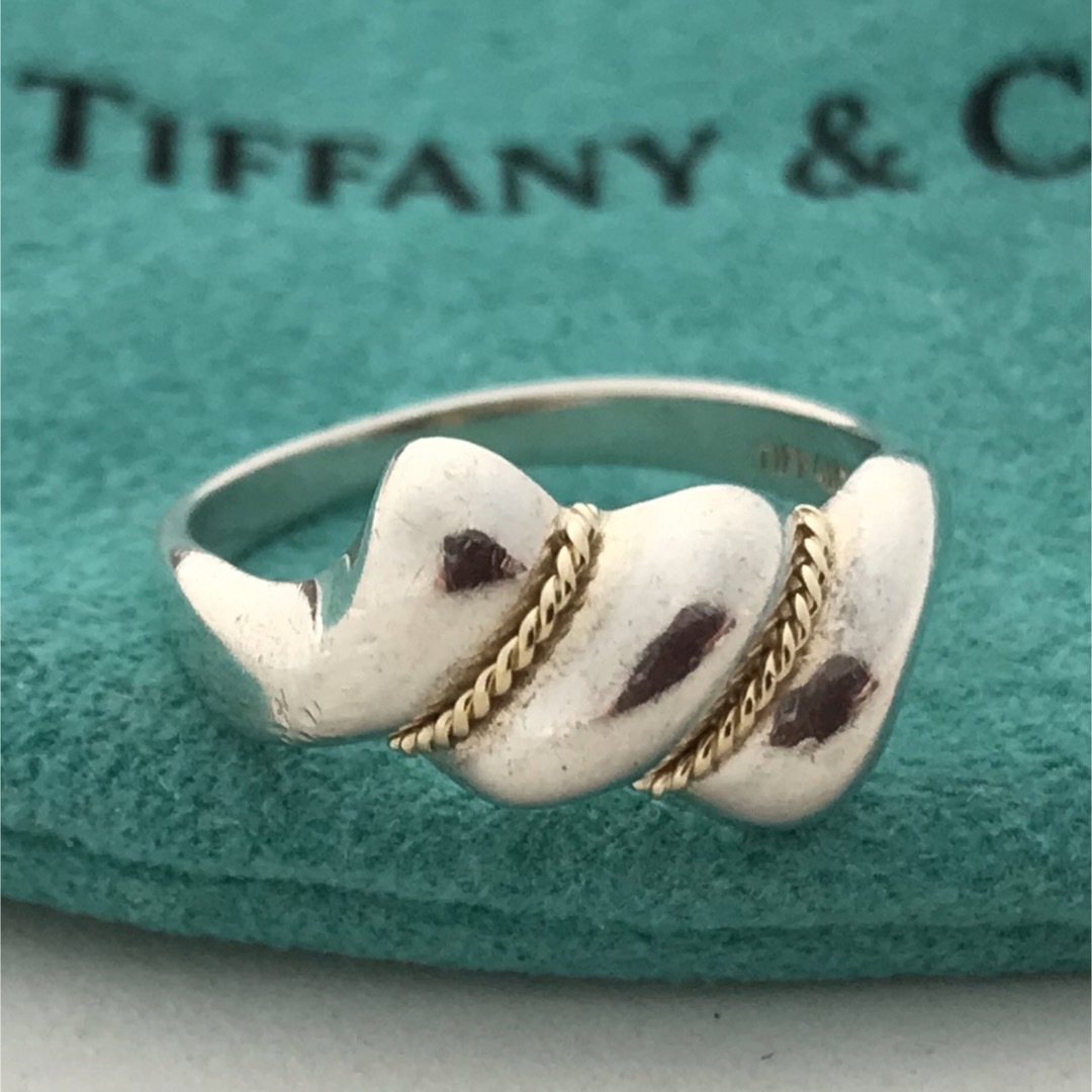 Tiffany & Co. - Tiffany ヴィンテージコンビリング10号の通販 Tiffany & Co. - Tiffany ヴィンテージコンビリング10号の通販