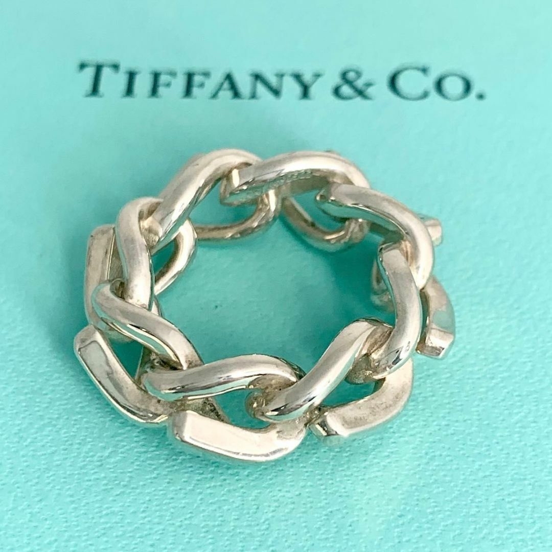 Tiffany & Co. - ティファニー 希少 フォージ リンク リング Tiffany & Co. - ティファニー 希少 フォージ リンク リング