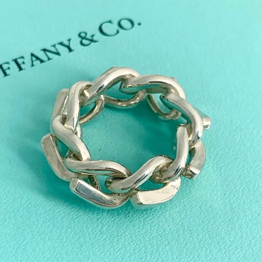 Tiffany & Co. - ティファニー 希少 フォージ リンク リング Tiffany & Co. - ティファニー 希少 フォージ リンク リング