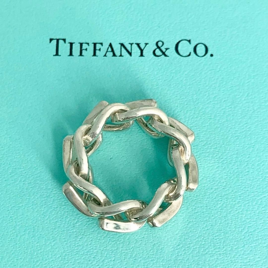 Tiffany & Co. - ティファニー 希少 フォージ リンク リング Tiffany & Co. - ティファニー 希少 フォージ リンク リング