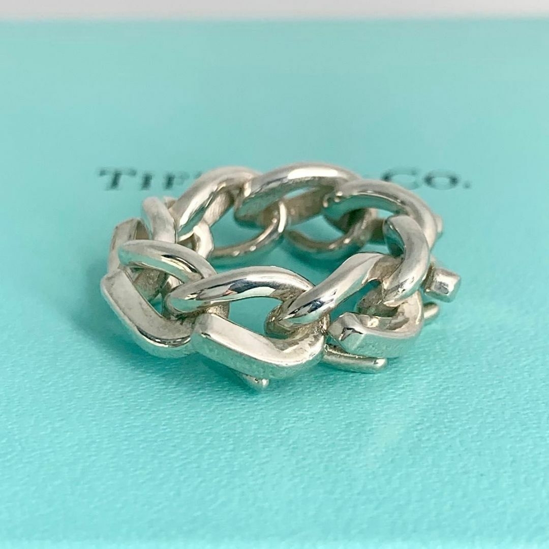 Tiffany & Co. - ティファニー 希少 フォージ リンク リング Tiffany & Co. - ティファニー 希少 フォージ リンク リング