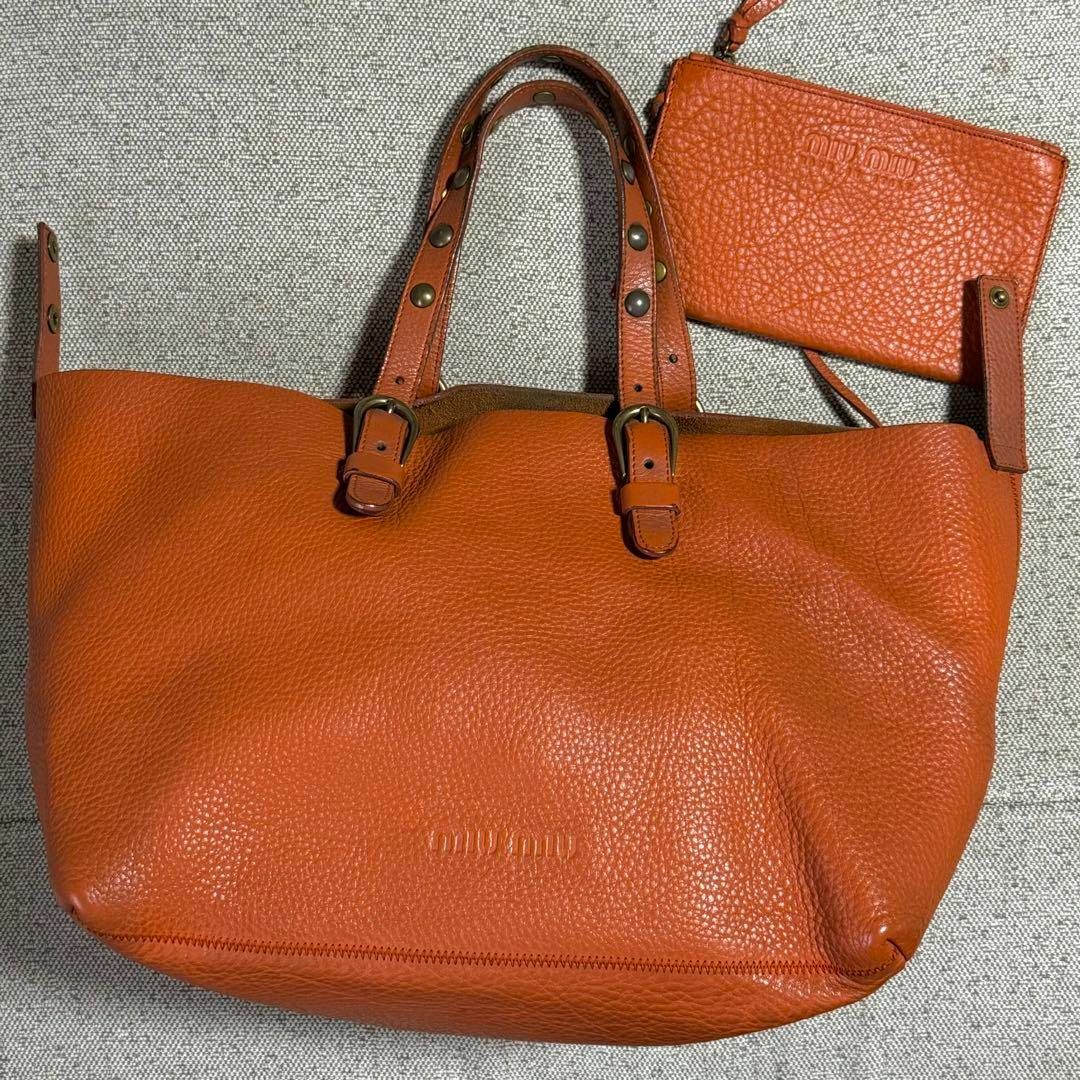 MIU MIU - 90s miumiu archive leather handbag studsの通販 by MIU MIU - 90s miumiu archive leather handbag studsの通販 by