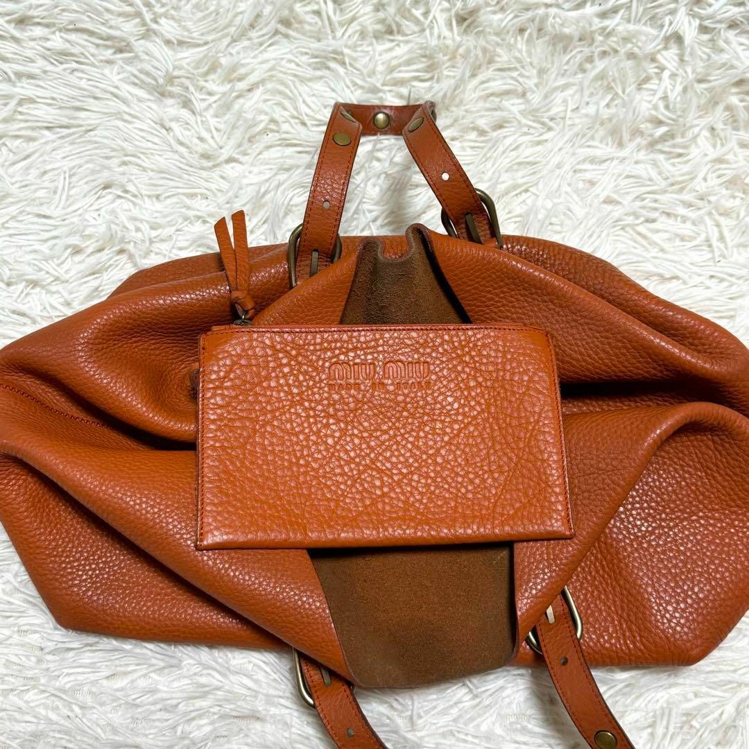 MIU MIU - 90s miumiu archive leather handbag studsの通販 by MIU MIU - 90s miumiu archive leather handbag studsの通販 by