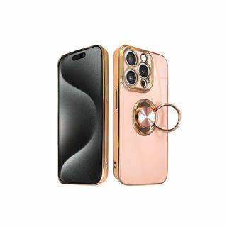 【色:ピーチ】シズカウィル iPhone 15 Pro 用 スマホケース スマホ(その他)