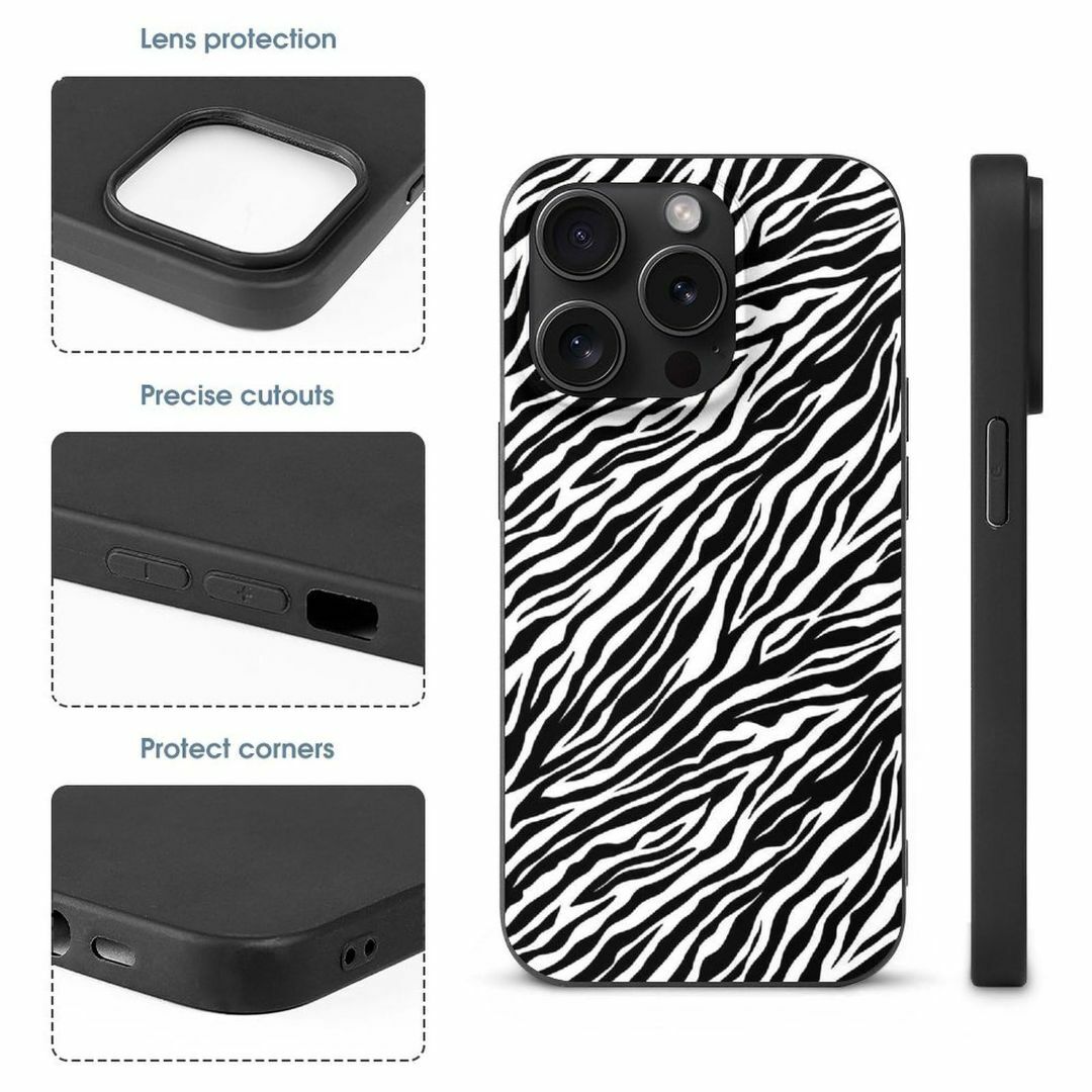 【未使用】BURGA ゼブラ柄 iPhone15ケース 最終値下げ BURGA ゼブラ柄 グリーンスマホケースiPhone15