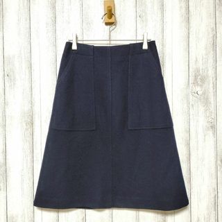 アダムエロぺ(Adam et Rope')のAdam et Rope　アダム・エ・ロペ　(38)　ウールスカート　ポケット有(ひざ丈スカート)