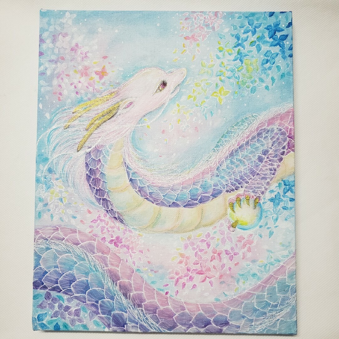 No.454 龍神 虹龍 風景画 絵画 開運絵画 インテリア/家具 No.454 龍神 虹龍 風景画 絵画 開運絵画 インテリア/家具