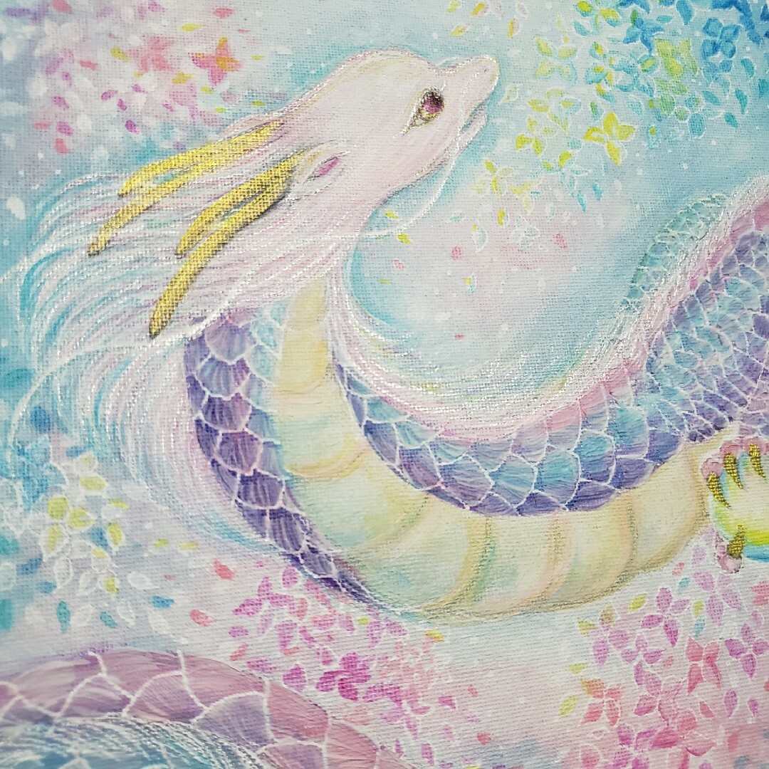No.454 龍神 虹龍 風景画 絵画 開運絵画 インテリア/家具 No.454 龍神 虹龍 風景画 絵画 開運絵画 インテリア/家具