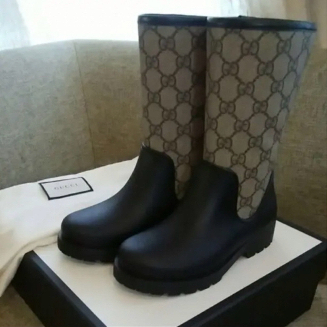 GUCCI - GUCCI グッチ レインブーツ キッズ 30 18 19 20 長靴の GUCCI - GUCCI グッチ レインブーツ キッズ 30 18 19 20 長靴の