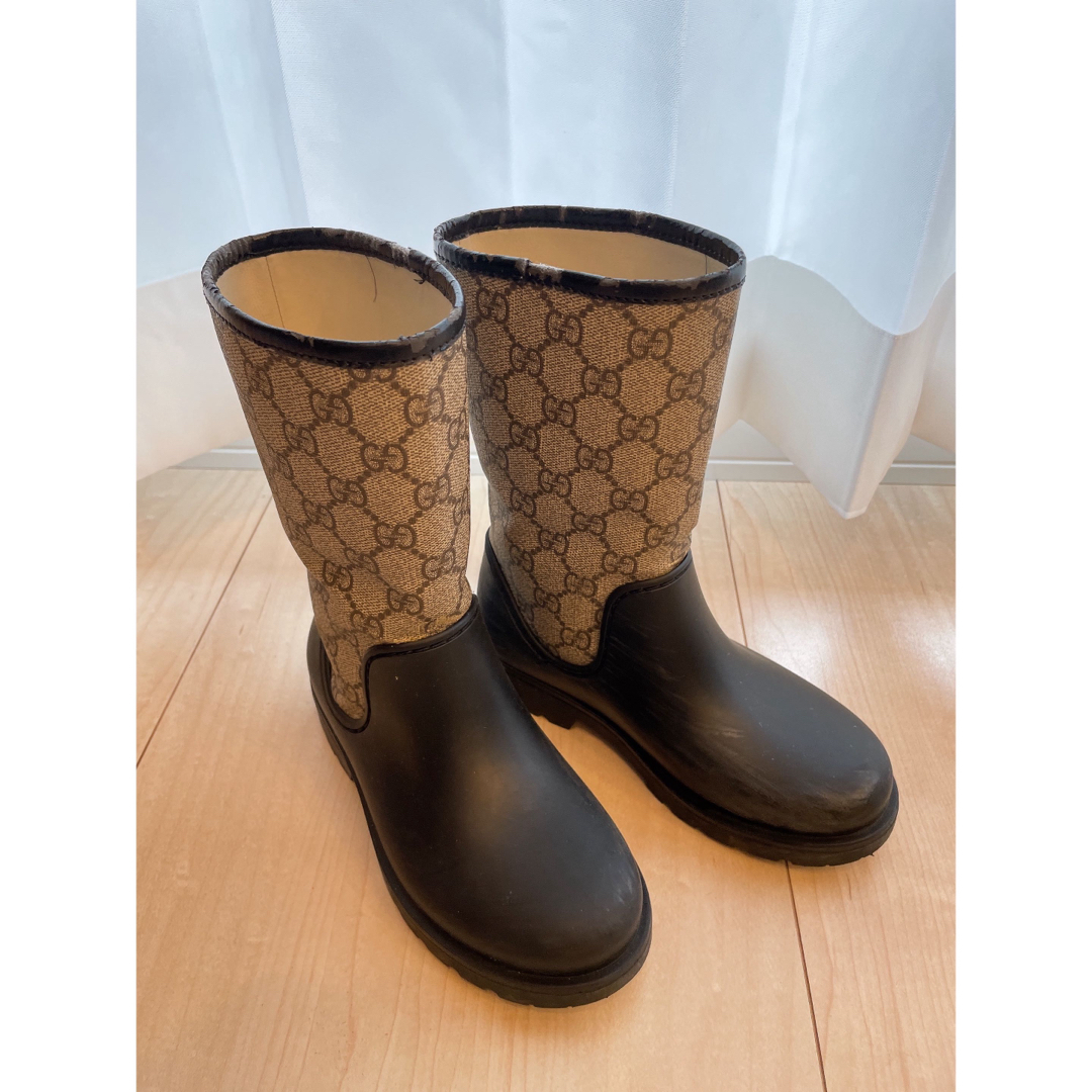 GUCCI - GUCCI グッチ レインブーツ キッズ 30 18 19 20 長靴の GUCCI - GUCCI グッチ レインブーツ キッズ 30 18 19 20 長靴の