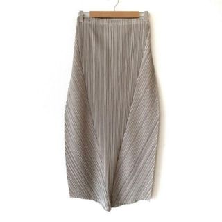 PLEATS PLEASE ISSEY MIYAKE(ロングスカート ・ グレー/灰色系 PLEATS PLEASE ISSEY MIYAKE(ロングスカート ・ グレー/灰色系