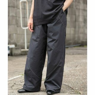 センスオブプレイスバイアーバンリサーチ(SENSE OF PLACE by URBAN RESEARCH)の【CCL×CCL】『ユニセックス』『セットアップ対応』 ブロックドトラックワイドパンツ(その他)