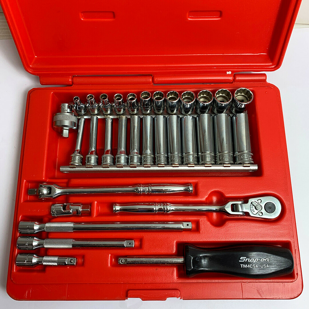 ♭♭Snap-on スナップオン ソケットセット ショート&ディープ ♭♭Snap-on スナップオン ソケットセット ショート&ディープ