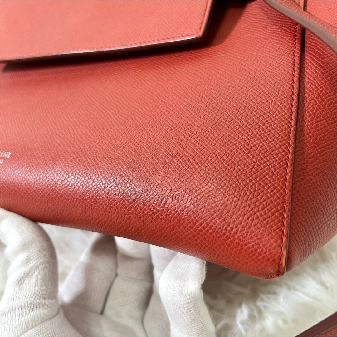 CELINE - 秋冬カラー CELINE ベルトバッグミニ ハンドバッグ CELINE - 秋冬カラー CELINE ベルトバッグミニ ハンドバッグ