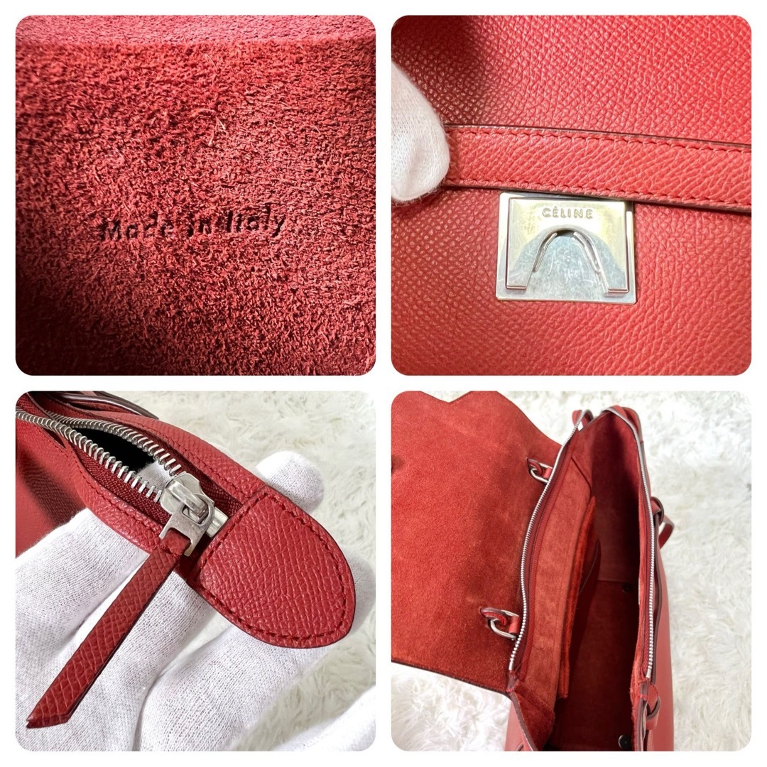 CELINE - 秋冬カラー CELINE ベルトバッグミニ ハンドバッグ CELINE - 秋冬カラー CELINE ベルトバッグミニ ハンドバッグ
