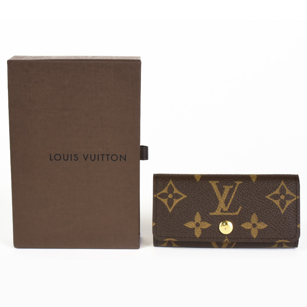 LOUIS VUITTON◇ミュルティクレ6_モノグラム_BRW/--/BRW/総柄 LOUIS VUITTON◇ミュルティクレ6_モノグラム_BRW/--/BRW/総柄