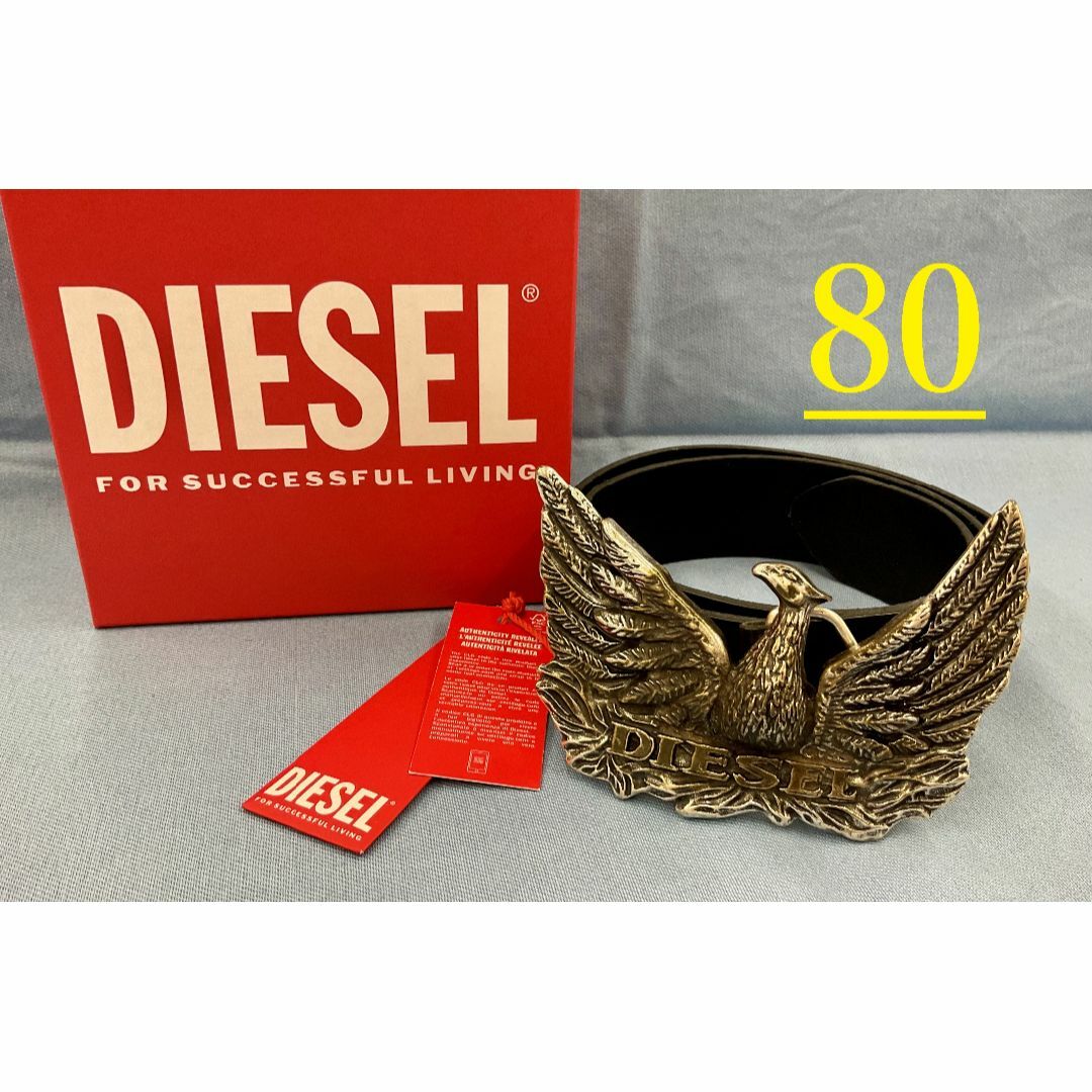 DIESEL - ディーゼル ベルト 1324 サイズ80 ブラック 新品 タグ DIESEL - ディーゼル ベルト 1324 サイズ80 ブラック 新品 タグ