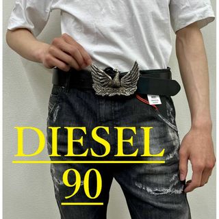 DIESEL - ディーゼル ベルト 1324 サイズ90 ブラック 新品 タグ DIESEL - ディーゼル ベルト 1324 サイズ90 ブラック 新品 タグ