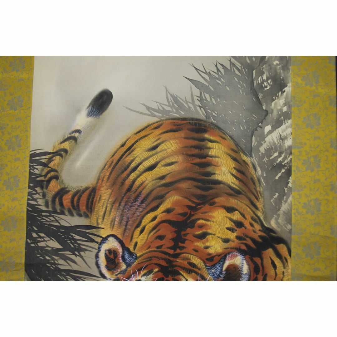 真作/園部秀石/猛虎図/掛軸☆宝船☆U-938の通販 by 掛軸✩宝船 真作/園部秀石/猛虎図/掛軸☆宝船☆U-938の通販 by 掛軸✩宝船