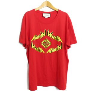 GUCCI(Tシャツ/カットソー(半袖/袖なし) ・ レッド/赤色系)の GUCCI(Tシャツ/カットソー(半袖/袖なし) ・ レッド/赤色系)の