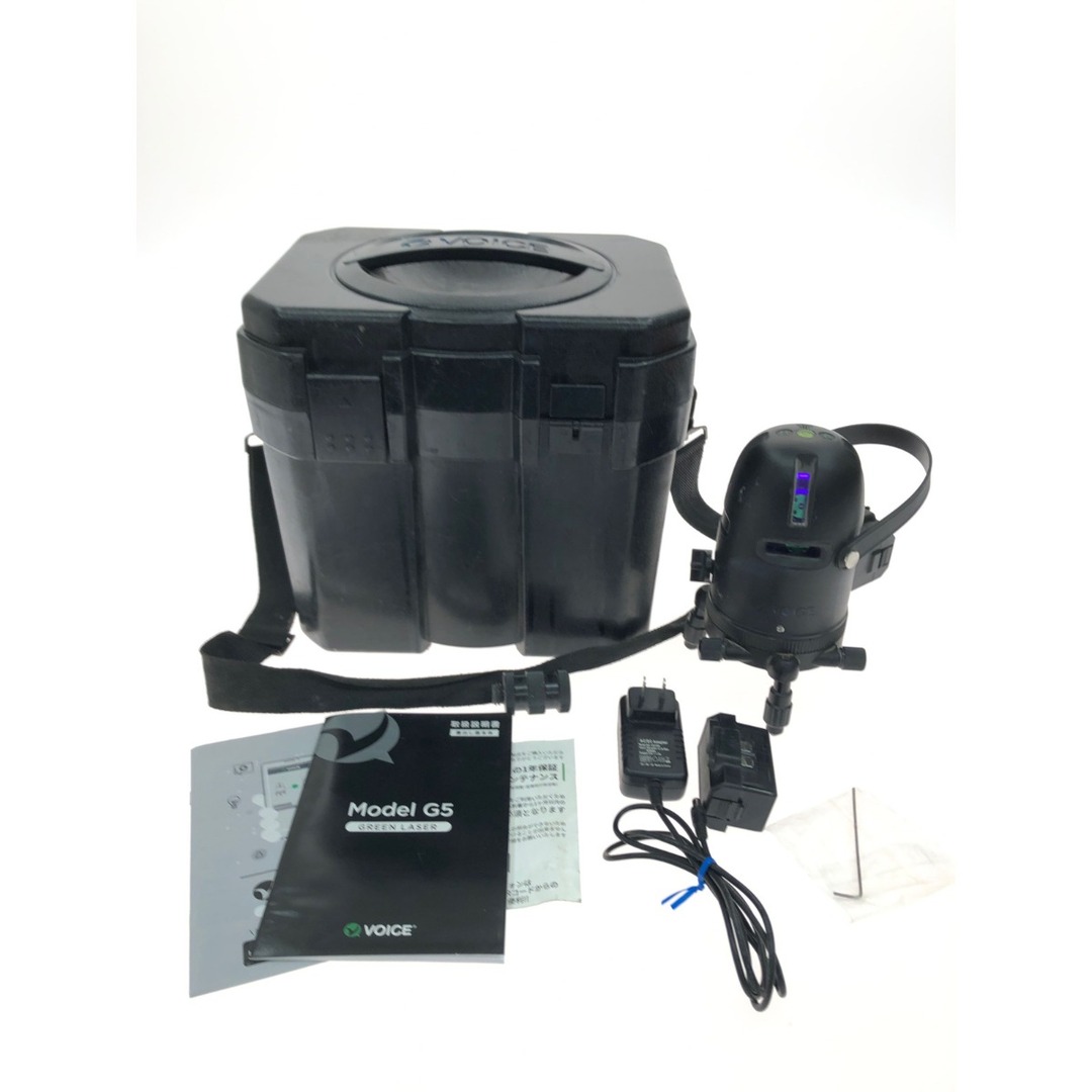 ▽▽VOICE レーザー墨出し器 5ライン グリーンレーザー Model-G5 ▽▽VOICE レーザー墨出し器 5ライン グリーンレーザー Model-G5