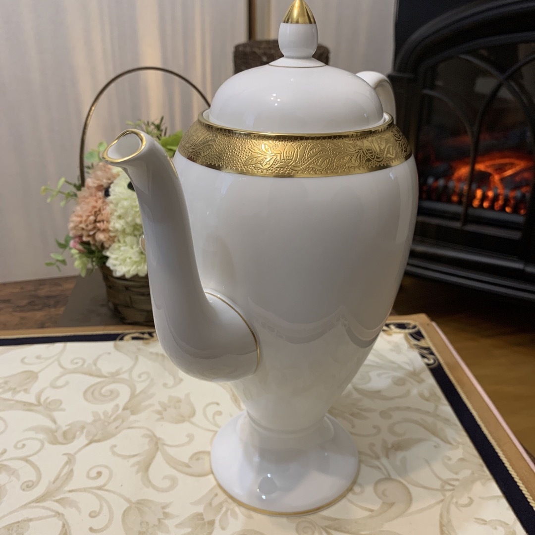 WEDGWOOD - 未使用 ウェッジウッド アスコット コーヒーポット WEDGWOOD - 未使用 ウェッジウッド アスコット コーヒーポット