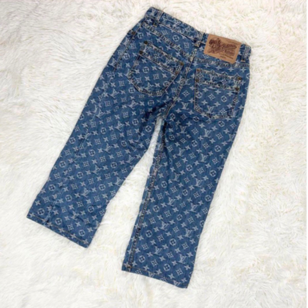 LOUIS VUITTON - 💕超美品💕LOUIS VUITTON💕デニム💕ハーフ LOUIS VUITTON - 💕超美品💕LOUIS VUITTON💕デニム💕ハーフ