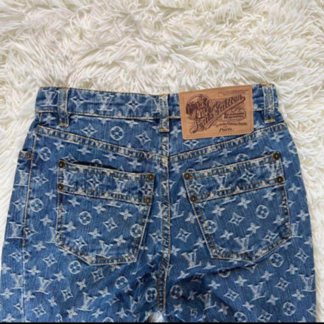 LOUIS VUITTON - 💕超美品💕LOUIS VUITTON💕デニム💕ハーフ LOUIS VUITTON - 💕超美品💕LOUIS VUITTON💕デニム💕ハーフ