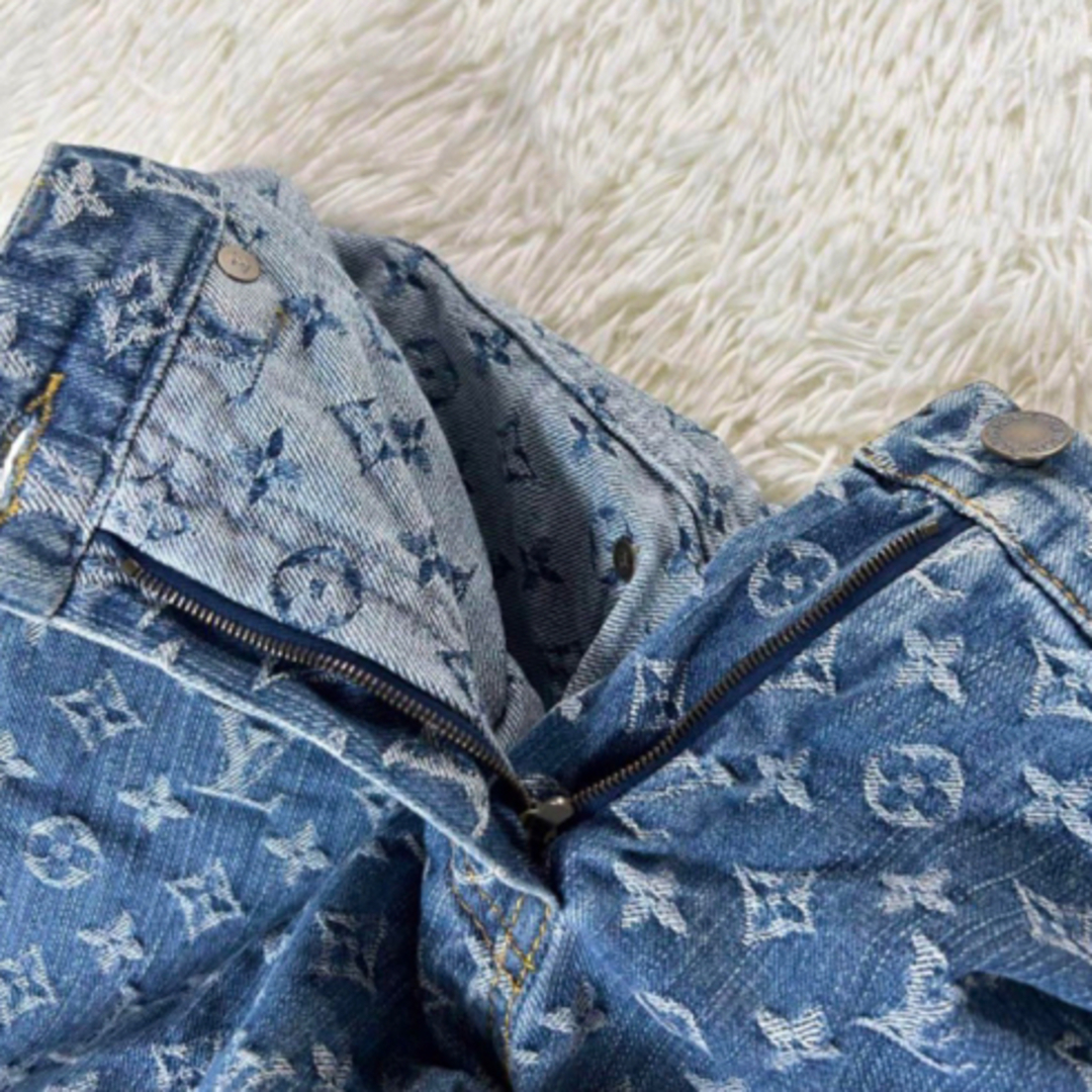 LOUIS VUITTON - 💕超美品💕LOUIS VUITTON💕デニム💕ハーフ LOUIS VUITTON - 💕超美品💕LOUIS VUITTON💕デニム💕ハーフ
