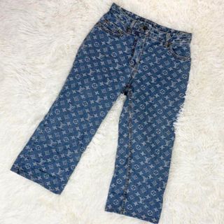 LOUIS VUITTON - 💕超美品💕LOUIS VUITTON💕デニム💕ハーフ LOUIS VUITTON - 💕超美品💕LOUIS VUITTON💕デニム💕ハーフ