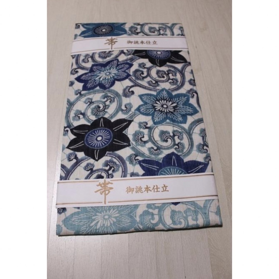 本店は 新品 こ by m3315の通販 鉄線柄の名古屋帯 栗山吉三郎 和染 着物・浴衣