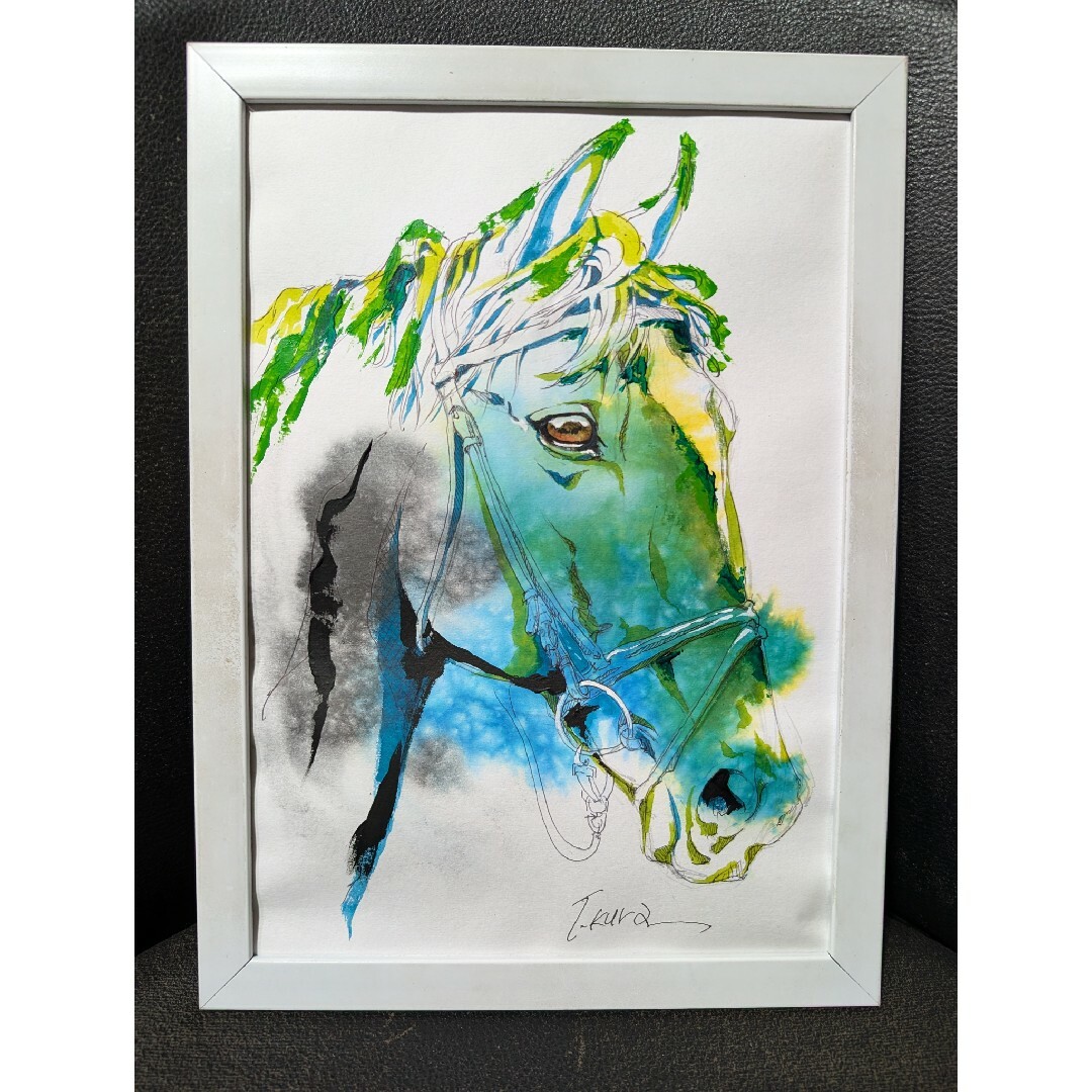 馬 原画 絵画 ドローイング イラスト インテリア 芸術 現代 馬 原画 絵画 ドローイング イラスト インテリア 芸術 現代