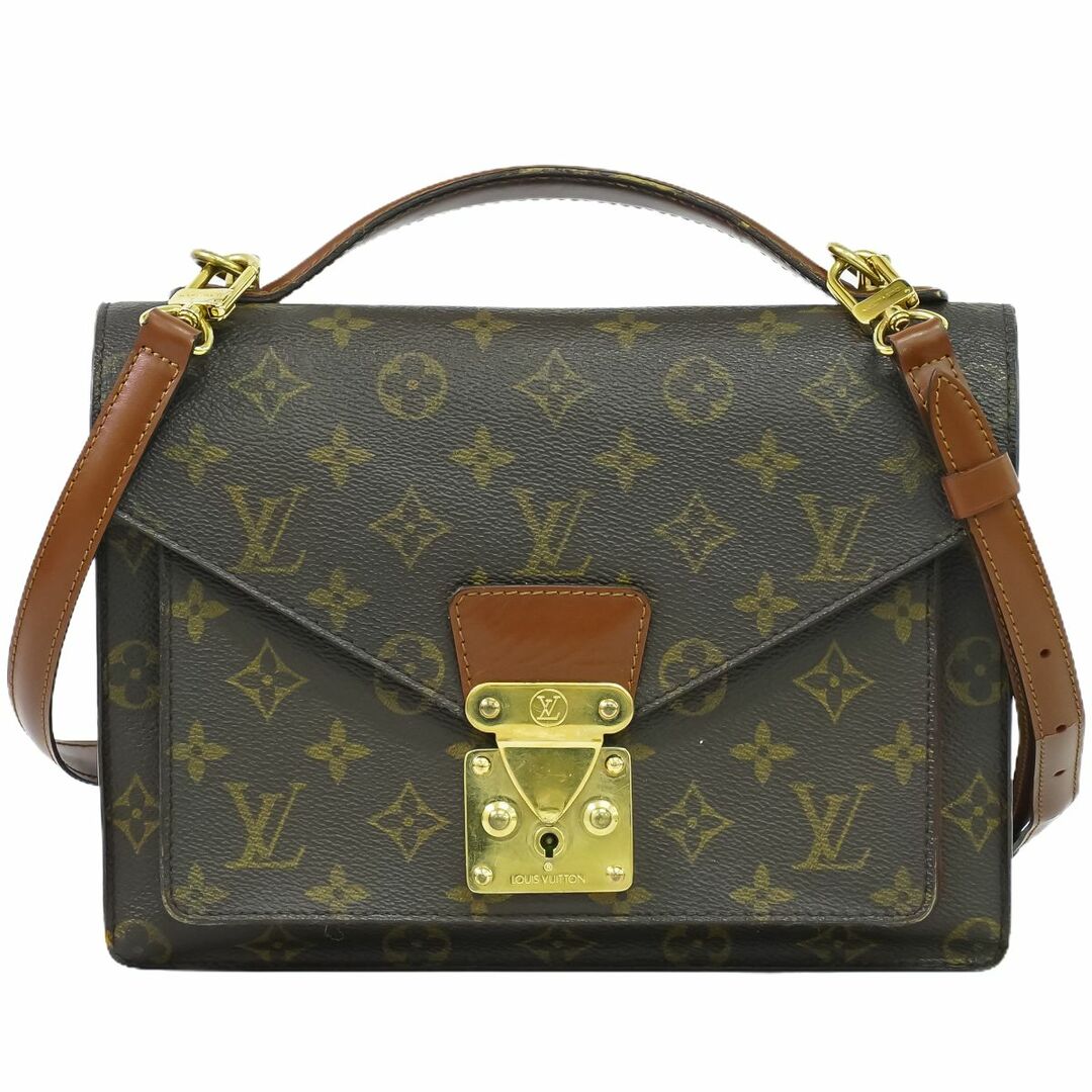 LOUIS VUITTON - 本物 ルイヴィトン LOUIS VUITTON LV モンソー LOUIS VUITTON - 本物 ルイヴィトン LOUIS VUITTON LV モンソー
