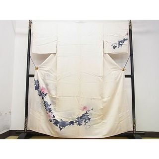 平和屋着物■訪問着　草花文　逸品　DAAD8571ya(着物)