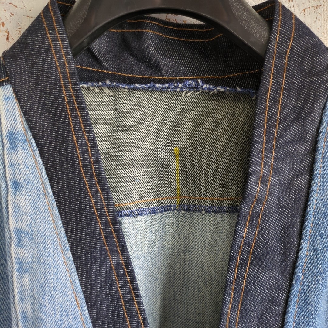 VINTAGE - 再構築 リメイク デニムジャケット ジージャン VINTAGE - 再構築 リメイク デニムジャケット ジージャン