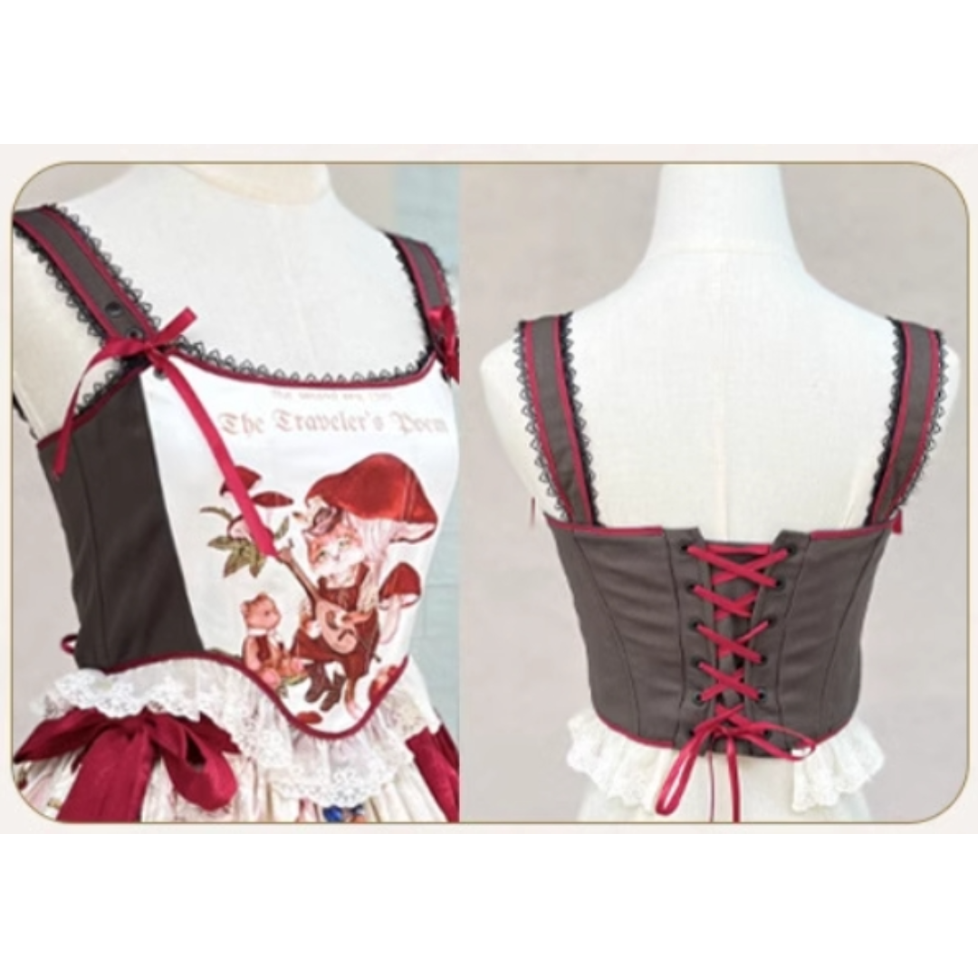 オリジナル lolita フレンチスタイル ロリィタ スカートセット　L124＃ オリジナル lolita フレンチスタイル ロリィタ スカートセット