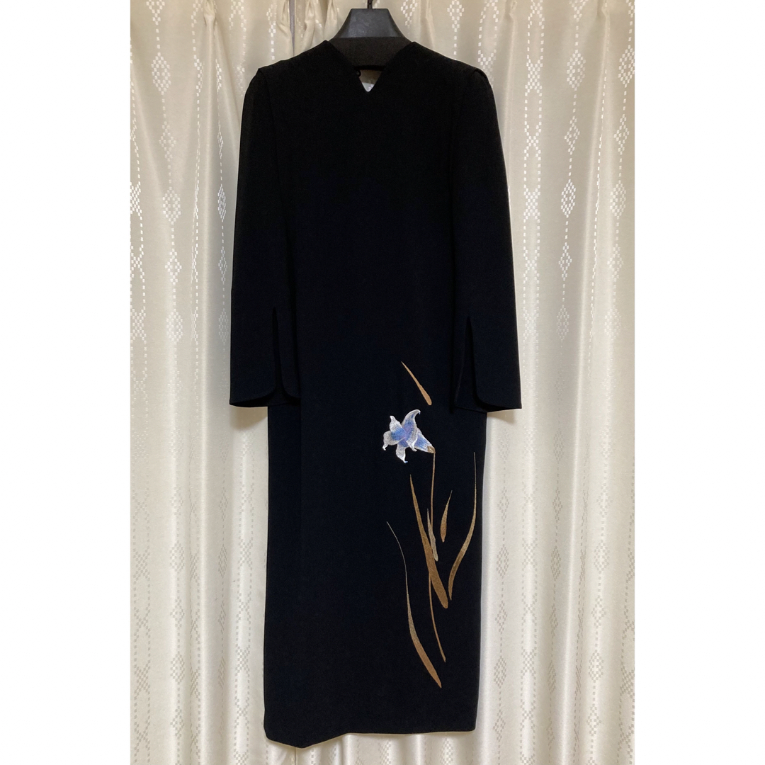 mame - Triacetate Floral Embroidery Dressの通販 by いしあ's mame - Triacetate Floral Embroidery Dressの通販 by いしあ's
