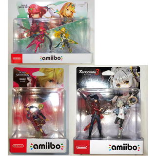 ニンテンドースイッチ(Nintendo Switch)のゼノブレイドシリーズ amiibo 5体セット シュルク ホムラ 他 アミーボ(ゲームキャラクター)