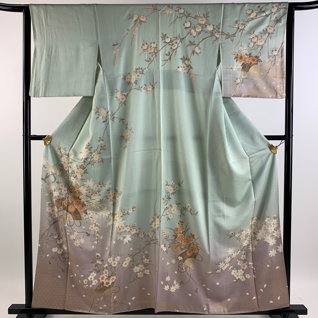 訪問着 身丈157.5cm 裄丈63cm 正絹 秀品 【中古】