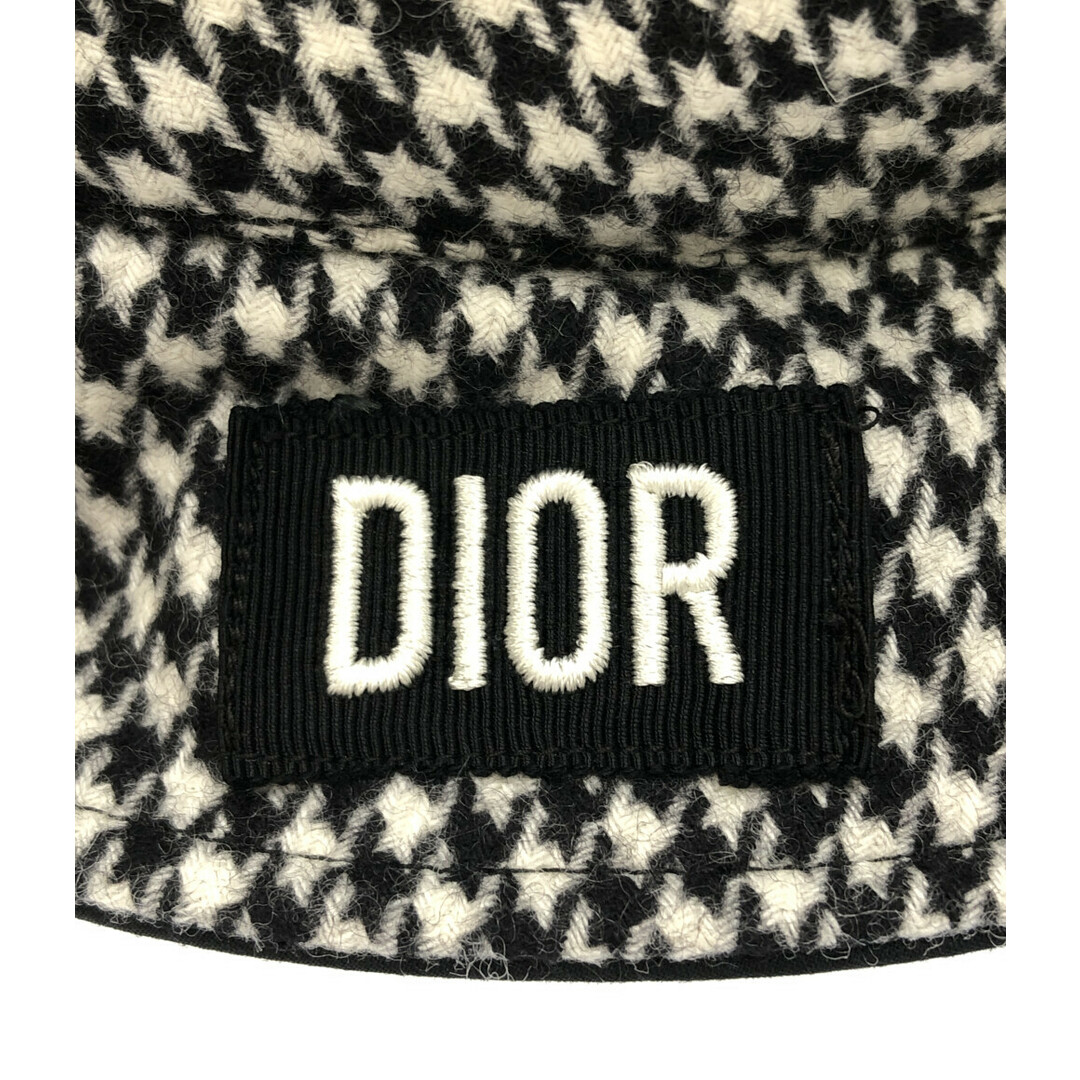 Christian Dior - クリスチャンディオール バケットハット 千鳥 Christian Dior - クリスチャンディオール バケットハット 千鳥