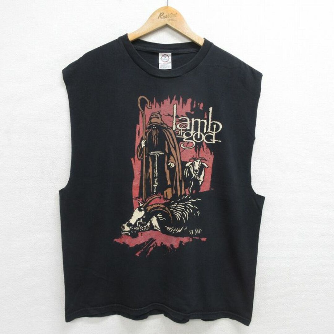XL☆古着 ノースリーブ ビンテージ ロックバンド Tシャツ メンズ XL☆古着 ノースリーブ ビンテージ ロックバンド Tシャツ メンズ