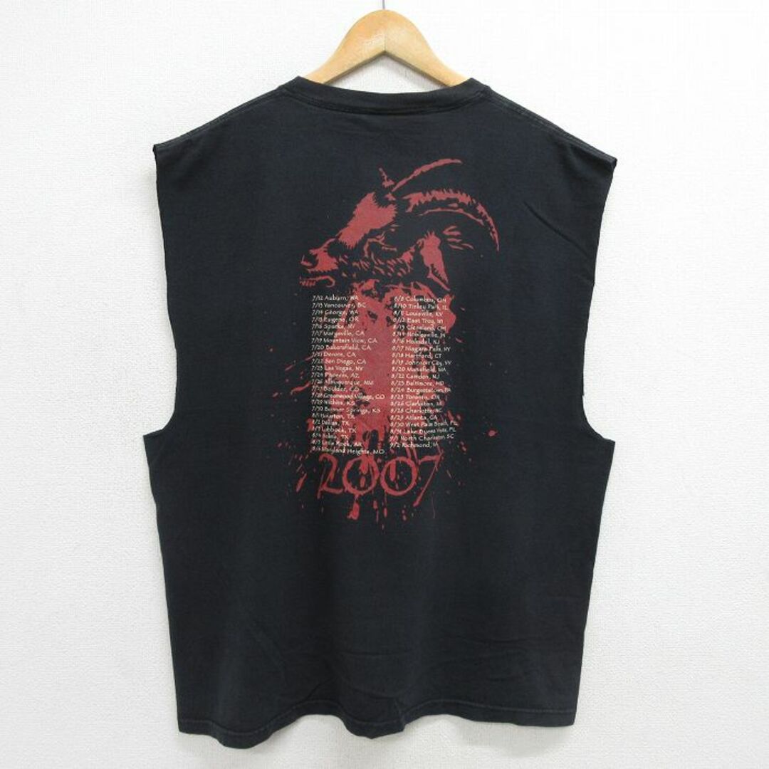 XL☆古着 ノースリーブ ビンテージ ロックバンド Tシャツ メンズ XL☆古着 ノースリーブ ビンテージ ロックバンド Tシャツ メンズ