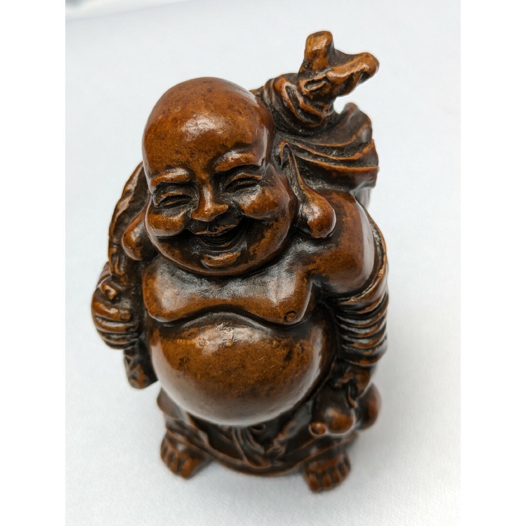 b293、七福神 布袋尊 置物 オブジェ 縁起物 古美術の通販 by b293、七福神 布袋尊 置物 オブジェ 縁起物 古美術の通販 by
