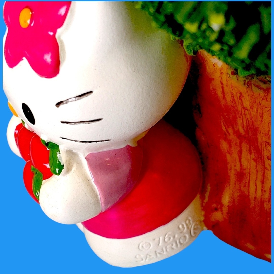 ハローキティ - 激レア ハローキティ 陶器フラワーポット ハローキティ - 激レア ハローキティ 陶器フラワーポット
