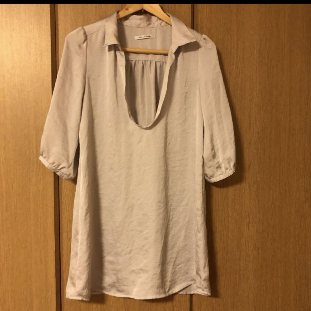 テロンテロンな生地 カットソー M レディースのトップス(カットソー(半袖/袖なし))の商品写真