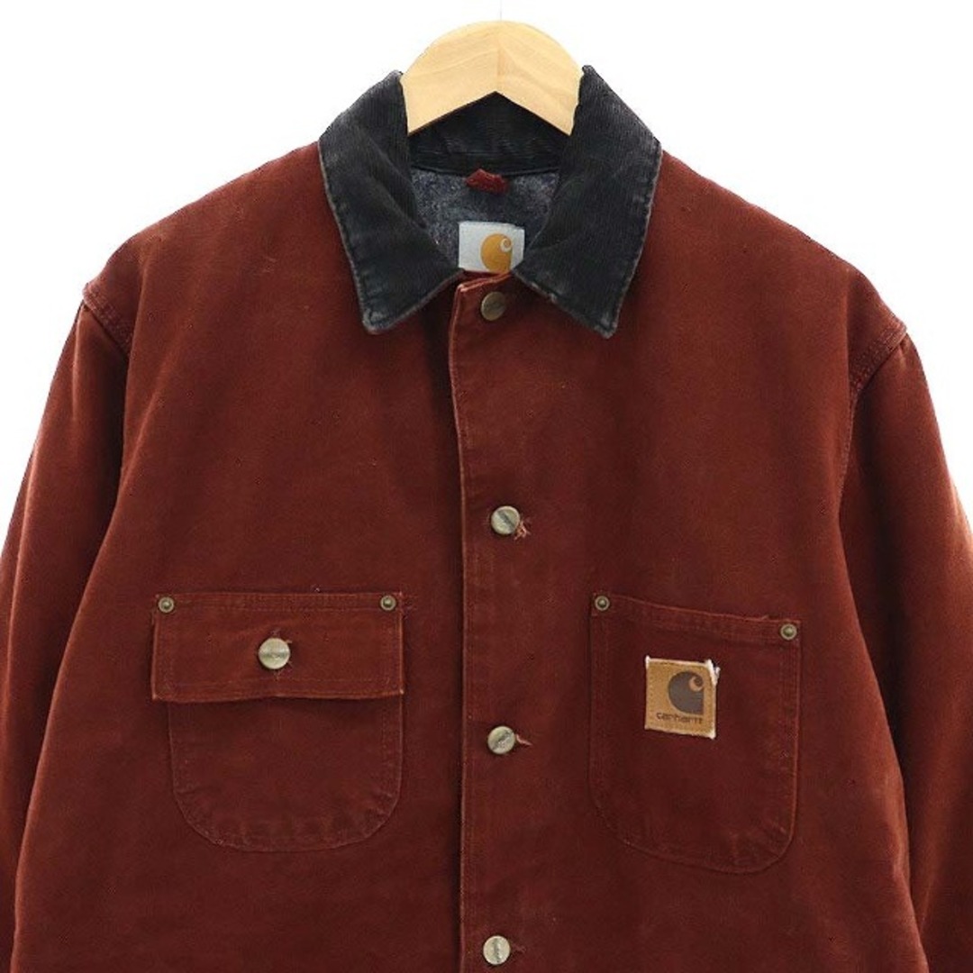carhartt ヴィンテージ USA製 カバーオール ジャケット 赤 黒 carhartt ヴィンテージ USA製 カバーオール ジャケット 赤 黒