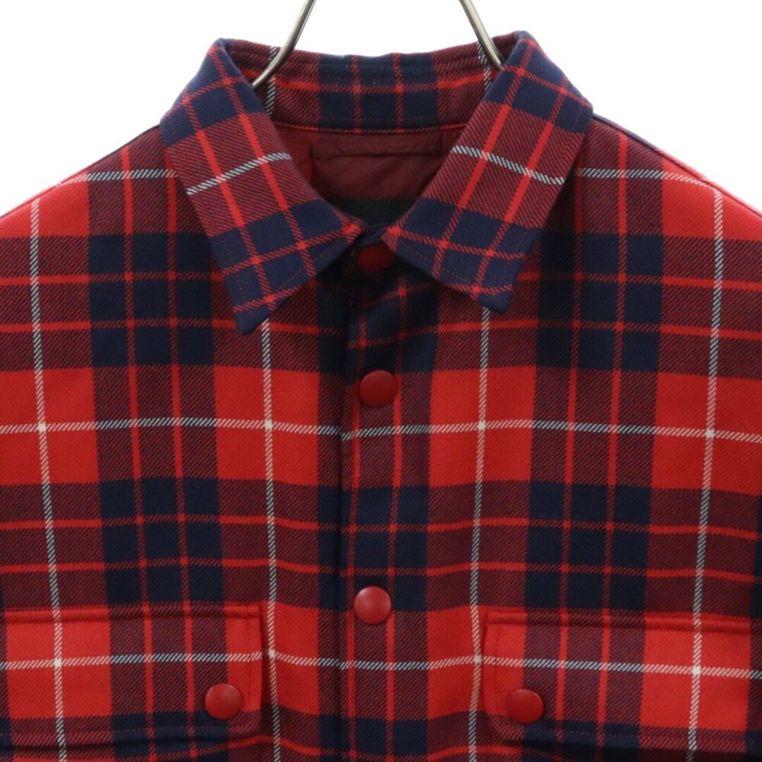 PRADA - PRADA プラダ 21AW Wool Blend Shirt ウールブレンド PRADA - PRADA プラダ 21AW Wool Blend Shirt ウールブレンド
