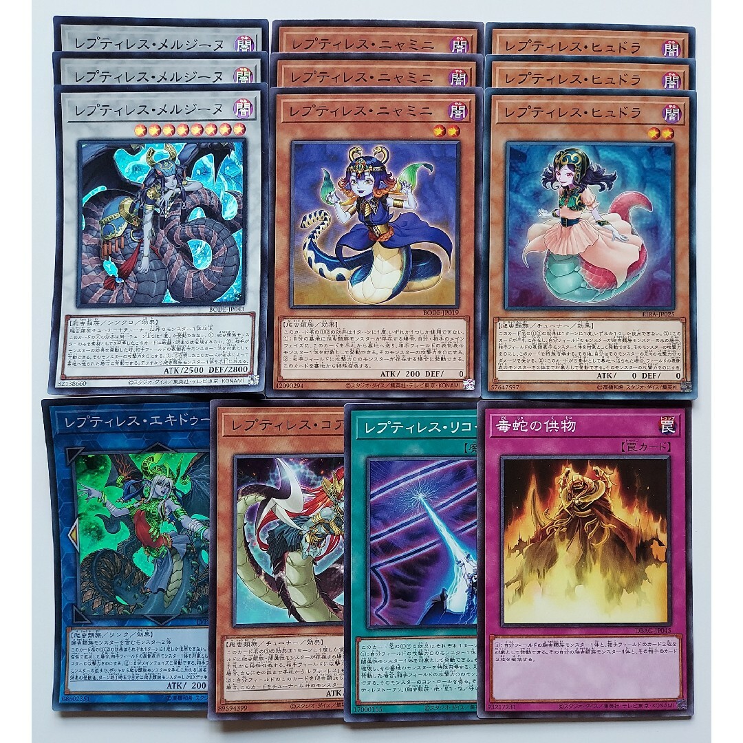 遊戯王 - 18 遊戯王 レプティレス デッキパーツ 13枚の通販 by 遊戯王 - 18 遊戯王 レプティレス デッキパーツ 13枚の通販 by
