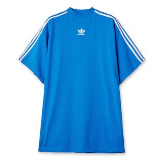 BALENCIAGA(Tシャツ/カットソー(半袖/袖なし) ・ ブルー BALENCIAGA(Tシャツ/カットソー(半袖/袖なし) ・ ブルー
